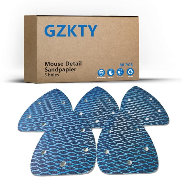 Imagen de GZKTY Schleifpapier 80 Stück 🛠 en OfertitasTOP