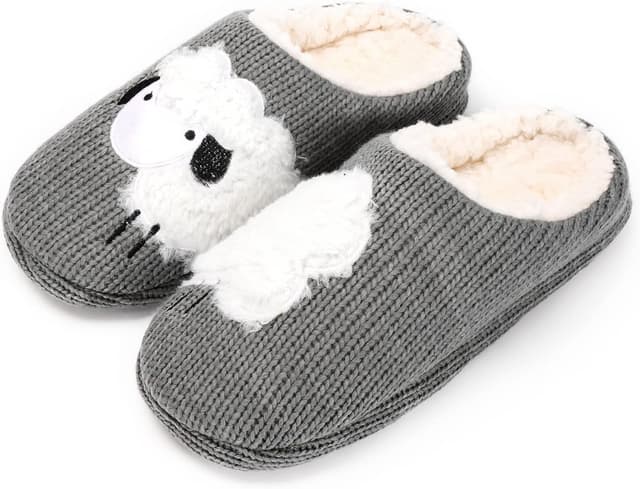 Thumbnail 1 de AONETIGER Hausschuhe Damen Winter Warme Flauschige Hausschuhe Plüsch Herren Pantoffeln Bequeme Kunstpelz Gefüttert Rutschfeste Slippers
AONETIGER Hausschuhe Damen Winter Warme Fla…