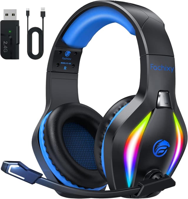 Detalle de Fachixy FC100 Wireless Gaming Headset – 50 Std. Akku