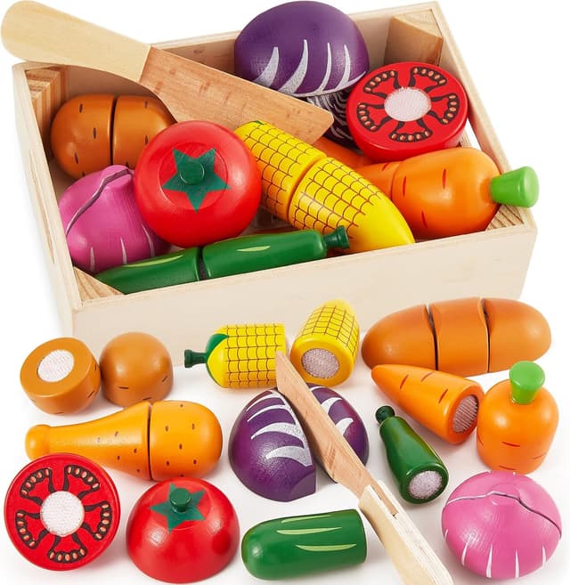 Thumbnail 6 de LINFUN KIDS Gioco Cesto Frutta da Tagliare 7 pezzi 🍎