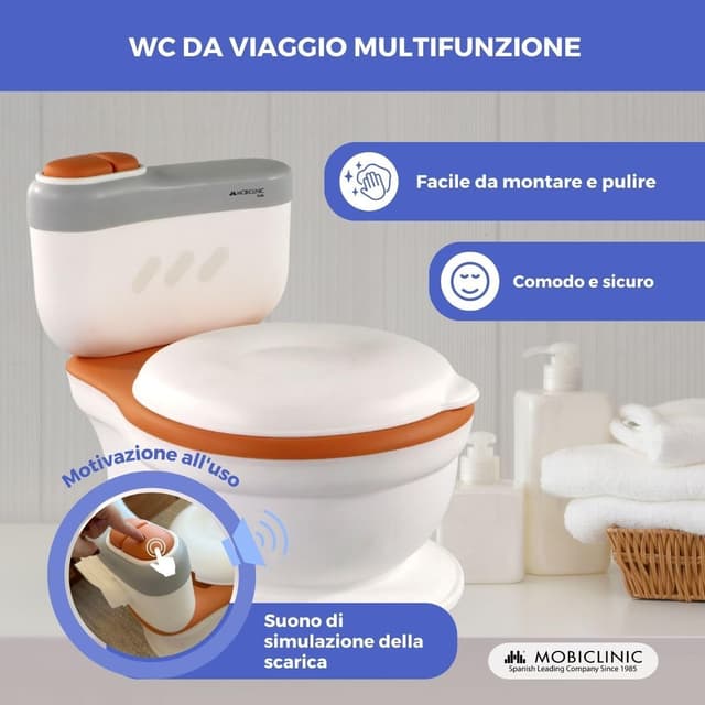 Detalle 2 de Mobiclinic Toikid vasino bambini 1-3 anni arancione