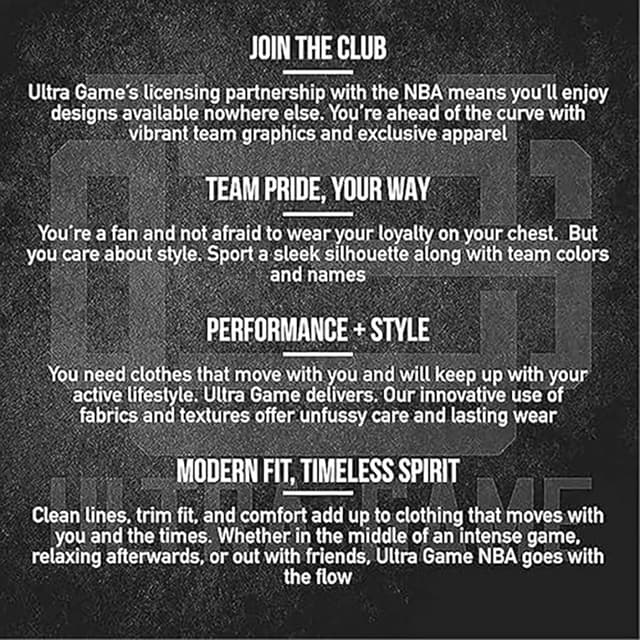 Thumbnail 5 de Ultra Game Men’s NBA Official “Get Right” Super Soft Hoodie Sweatshirt