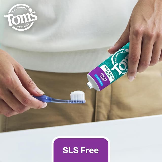Thumbnail 6 de Tom's of Maine Whole Care Peppermint Toothpaste 4 oz. 🪥