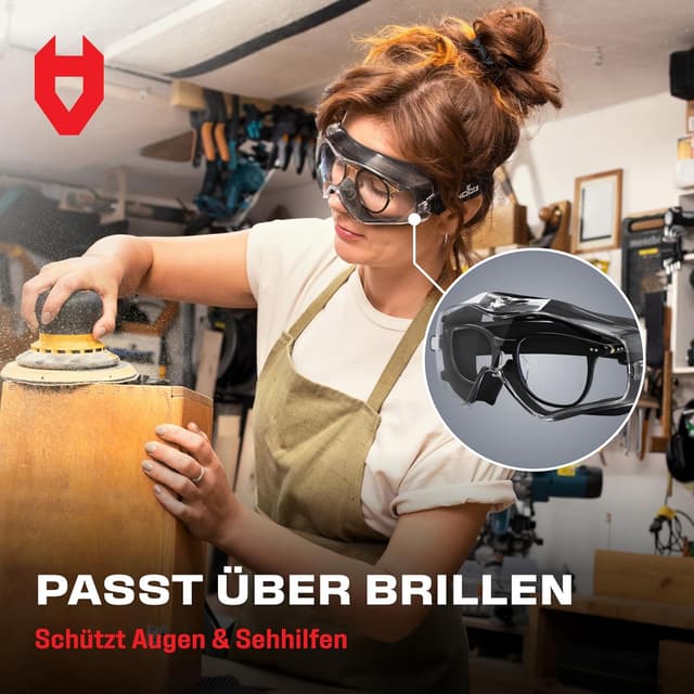 Detalle de NoCry Schutzbrille für Brillenträger 423 km/h