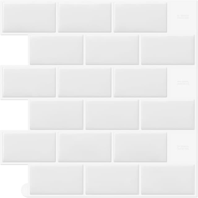 Detalle de DEWOO Peel and Stick wall tiles 12 inch