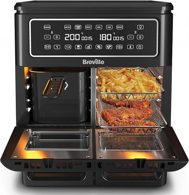 Imagen de Breville Halo Flexi Freidora de aire doble digital 11L 🍟 en OfertitasTOP
