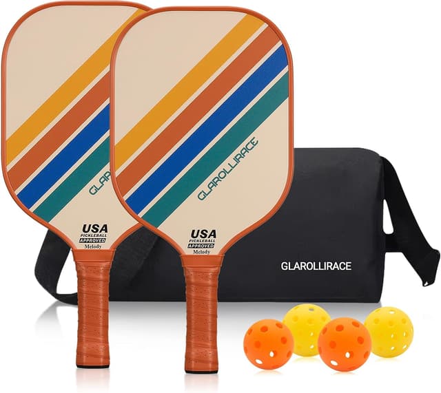 Imagen de Glarollirace juego de 2 palas de pickleball en OfertitasTOP