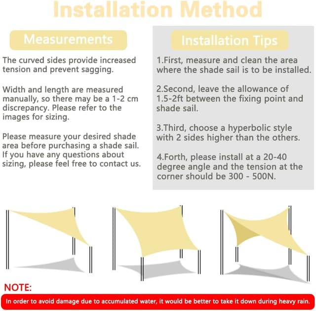 Thumbnail 4 de OFFCUP Tenda Parasole vela ombreggiante 2x3 m ⛱