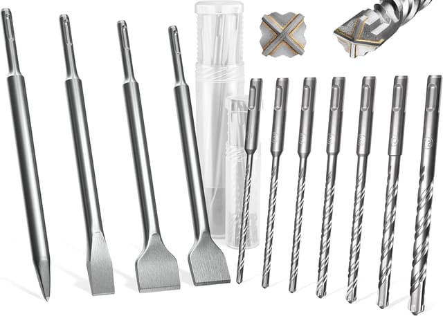 Imagen de Betonbohrer SDS Plus Set 11 teilig 5–12 mm en OfertitasTOP