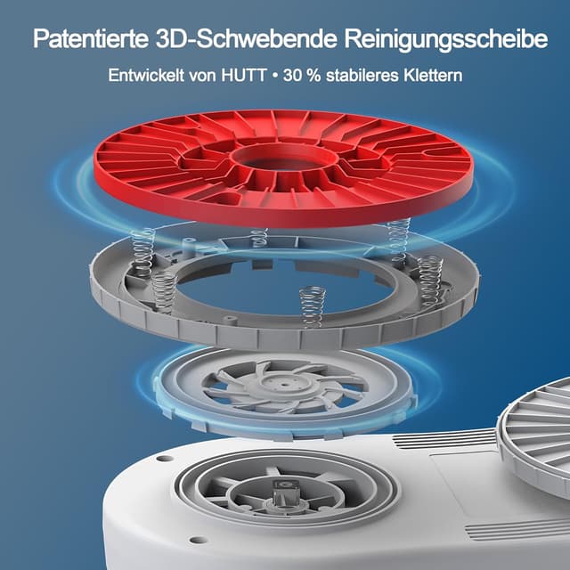 Detalle de HUTT S55 Pro Fensterputzroboter mit 3D-Pads