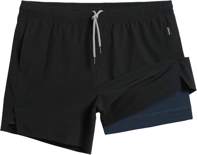 Detalle de maamgic 5" Gym Running Shorts 2-in-1