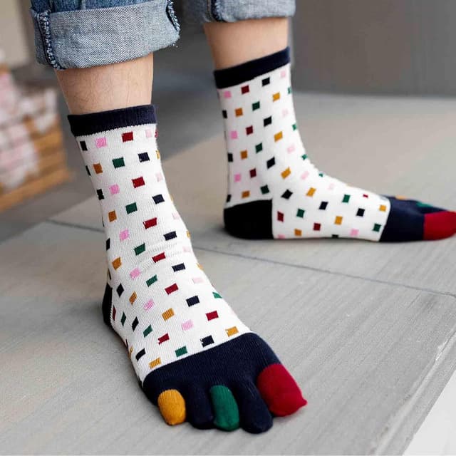 Detalle 2 de LOFIR Calcetines Dedos Separados 5 pares 38-44/44-47