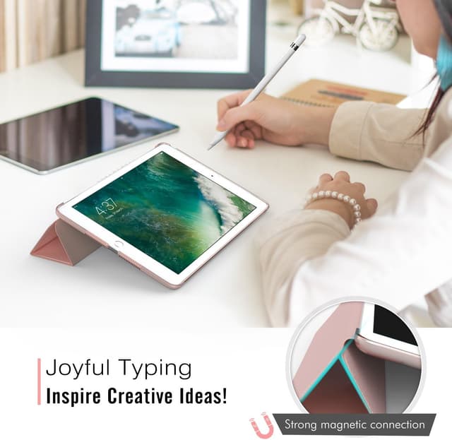 Thumbnail 4 de MoKo Case for iPad 9.7 (2017/2018) Slim Rose Gold