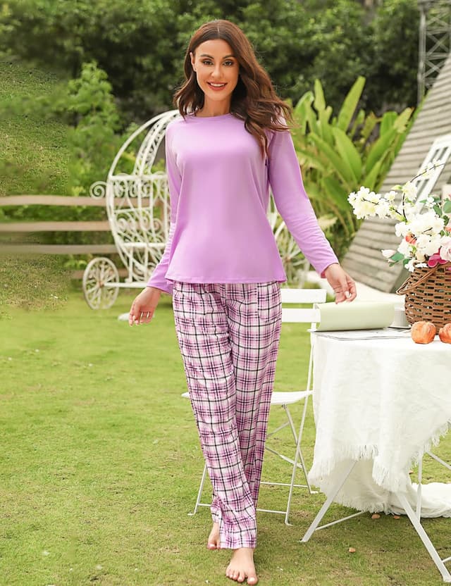 Thumbnail 1 de Uniexcosm Pijama Mujer Largo algodón 95% S‑XXL