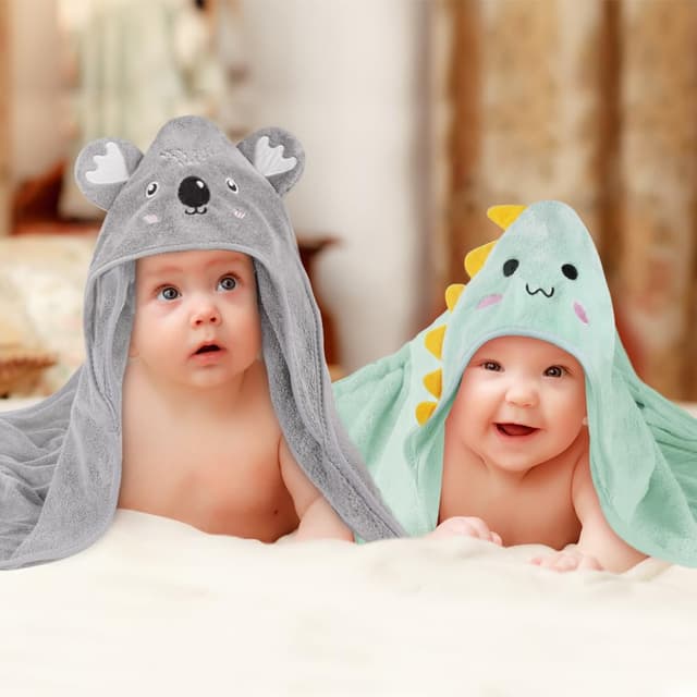 Thumbnail 5 de Aolso Kapuzenhandtuch Baby 80 x 80 cm