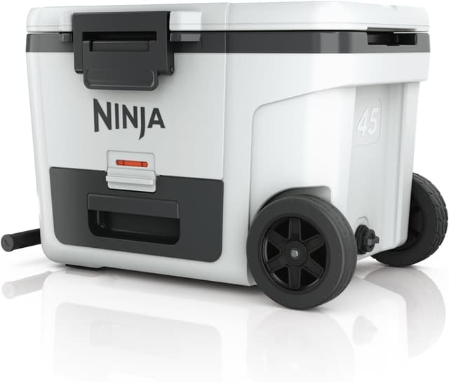 Detalle de Ninja FrostVault FB245EUWH glacière isotherme 42 L avec roues et Dry Zone (blanc nuage)
