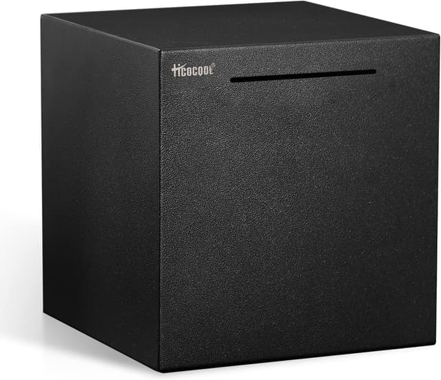 Thumbnail 6 de hicocool Adult Piggy Bank (Must Break to Open) Stainless Steel Money Bank, 7.9 in, Black