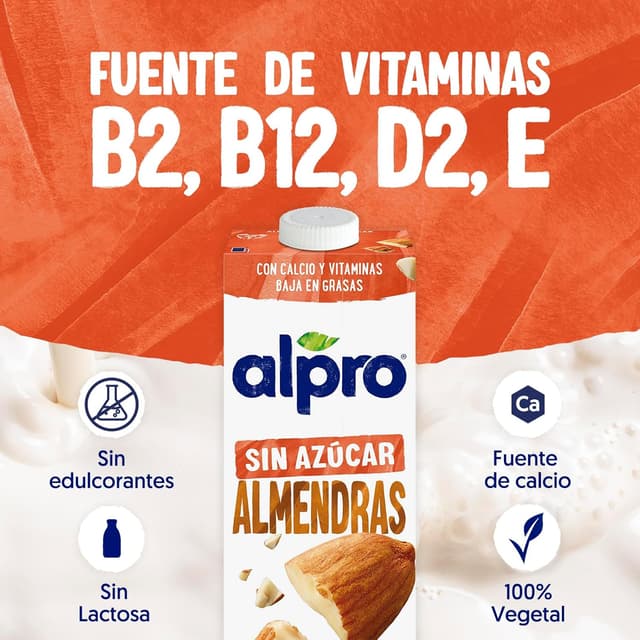 Thumbnail 4 de Alpro Bebida de Almendras sin Azúcar Pack 6L 🥛