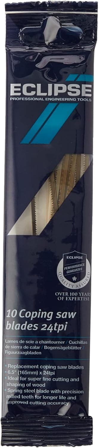 Detalle de Lames de scie sauteuse Eclipse Professional Tools 71-CP24R, 6 1/2" et 24 DPP (paquet de 10)