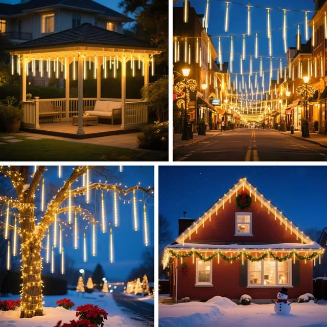 Thumbnail 6 de Aigostar Luci Natale Pioggia di Meteore 192 LED