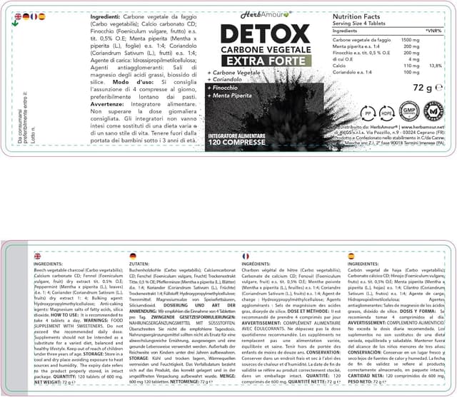 Thumbnail 6 de Carbón Vegetal Extra Fuerte Aerofagia 🌿 120 Comprimidos