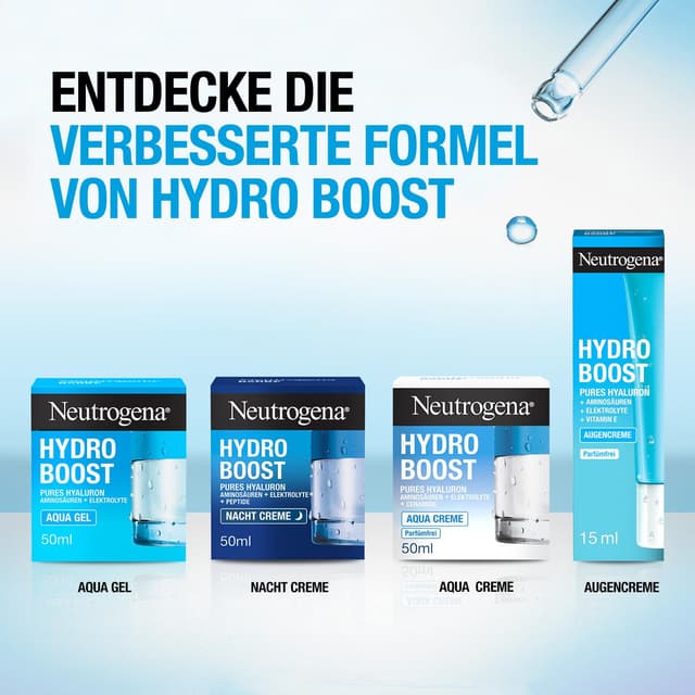 Thumbnail 6 de Neutrogena Hydro Boost Nachtcreme mit purer Hyaluronsäure – regenerierende Gesichtspflege, 50 ml (2er Pack)
