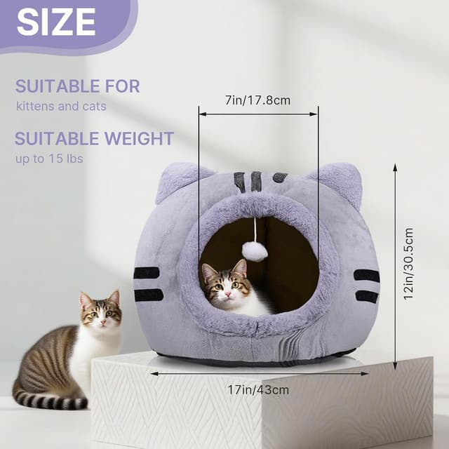 Thumbnail 1 de Bypass Katzenbett 40x40x32 cm Dunkelgrau