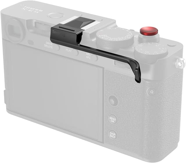 Detalle de SMALLRIG Thumb Grip mit Blitzschuhabdeckung für FUJIFILM X-E5 (Schwarz) – 5452