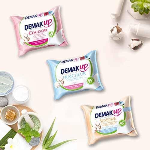 Thumbnail 5 de Demak'Up Fraîcheur Lingettes démaquillantes pour peaux mixtes à grasses, 3x25