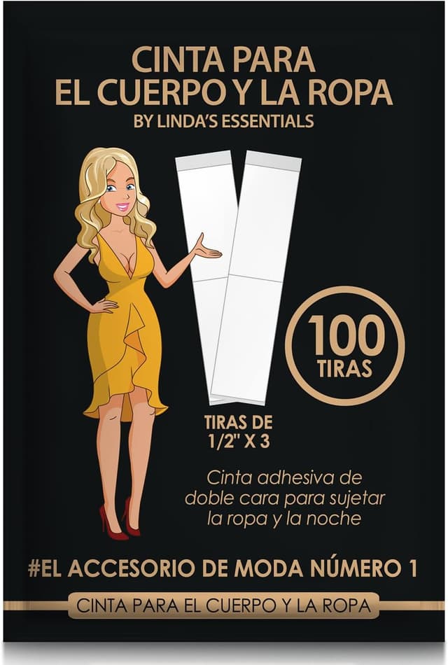 Imagen de Cinta doble cara ropa y piel 100 unidades en OfertitasTOP