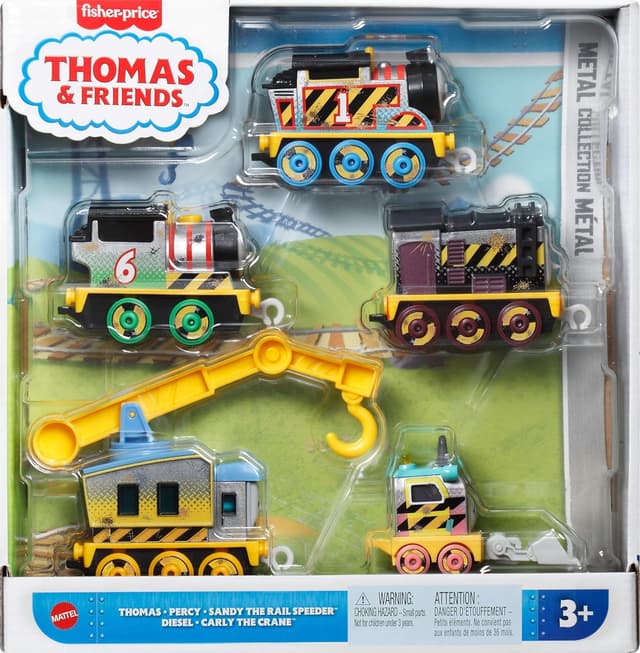 Detalle 2 de Thomas & Friends diecast train set 5 engines