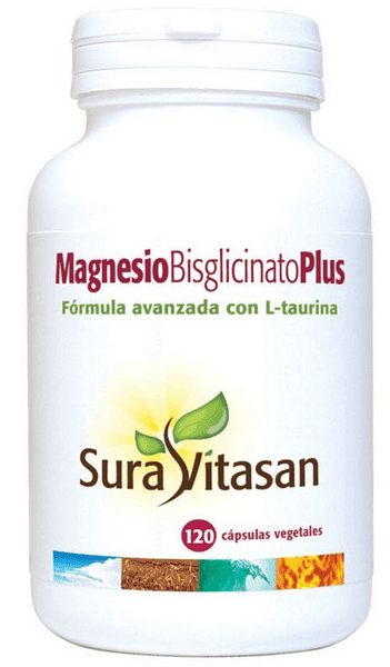 Imagen de Sura Vitasan Magnesio Bisglicinato Plus 120 cápsulas 💊 en OfertitasTOP