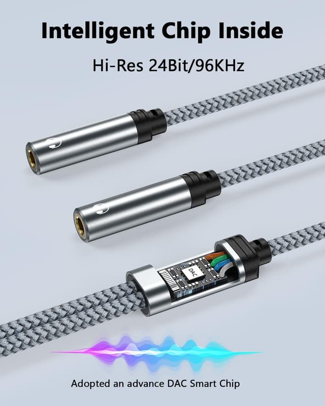 Thumbnail 3 de Adattatore USB C Jack Splitter