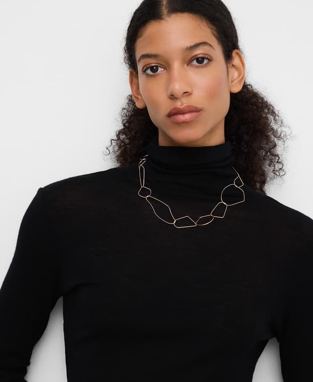 Detalle 2 de Adolfo Dominguez Collar con eslabones irregulares