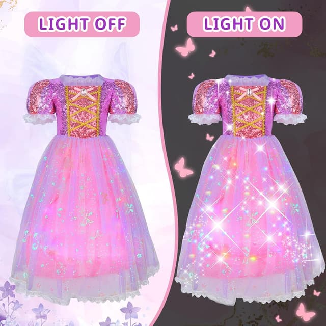 Thumbnail 2 de Princesa Vestido Niñas Disfraz con luces LED