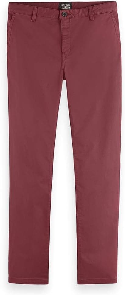 Detalle de Scotch & Soda Men’s Mott Chino (Slim Fit) with zip fly