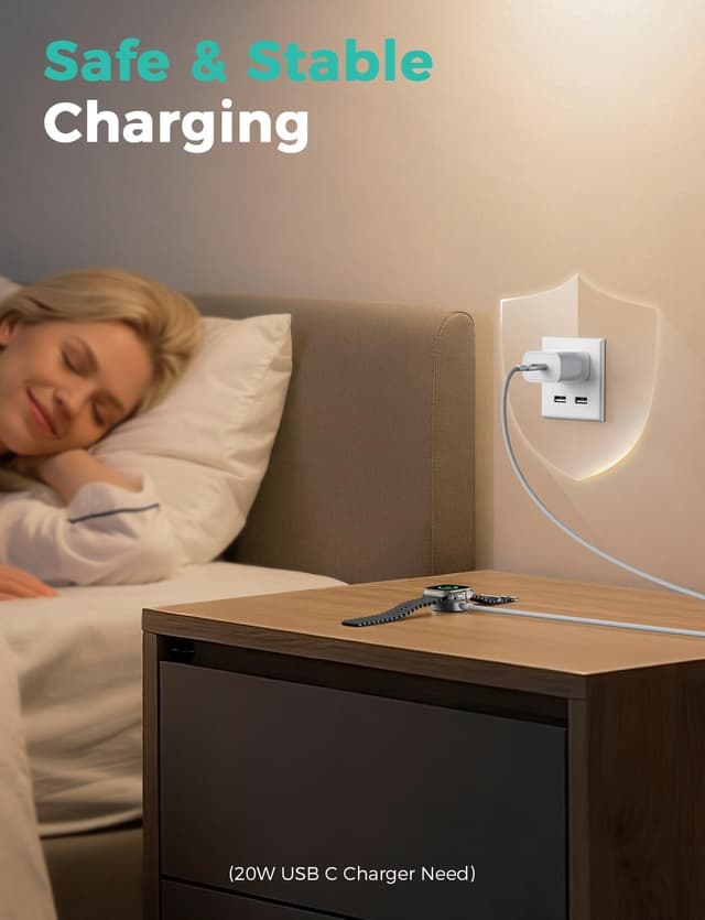 Detalle de Amasuki 5W Apple Watch Ladekabel USB-C