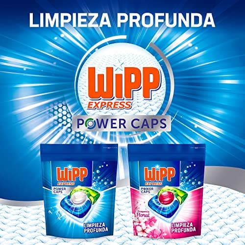 Detalle 2 de Wipp Express Power Caps 55 dosis detergente para lavadora