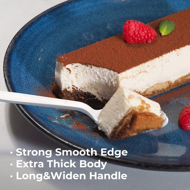 Detalle de 600Pack Disposable Plastic Spoons (Heavy-Duty) White Teaspoons for Parties, Restaurant & Takeout