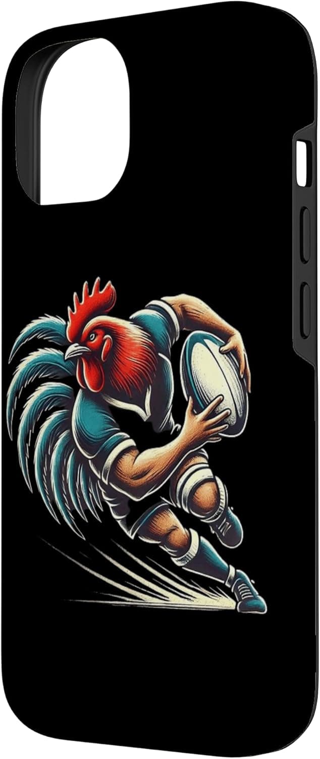 Detalle 1 de Coque iPhone 17 rugby coq en polycarbonate