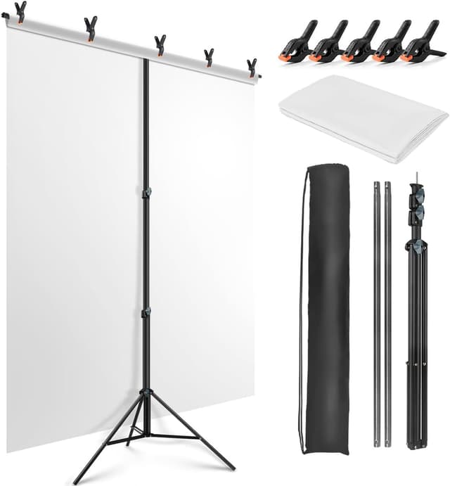 Thumbnail 6 de JEBUTU Green Screen Background 1.5m x 2m