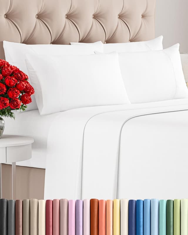 Imagen de Queen Sheet Set 16-inch Deep Pockets en OfertitasTOP