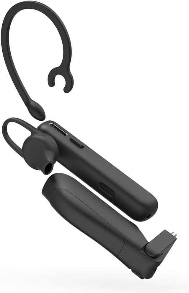 Detalle 2 de Hama MyVoice Station Mono Bluetooth Headset with multi-point and USB charging station (Black)