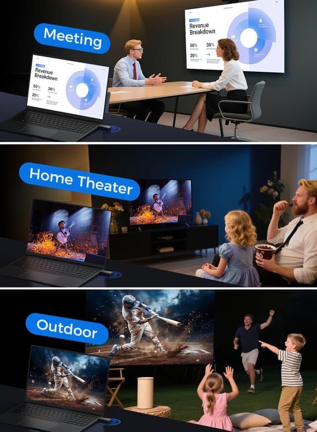 Thumbnail 6 de YVQ 2025 Wireless HDMI 4K Transmitter