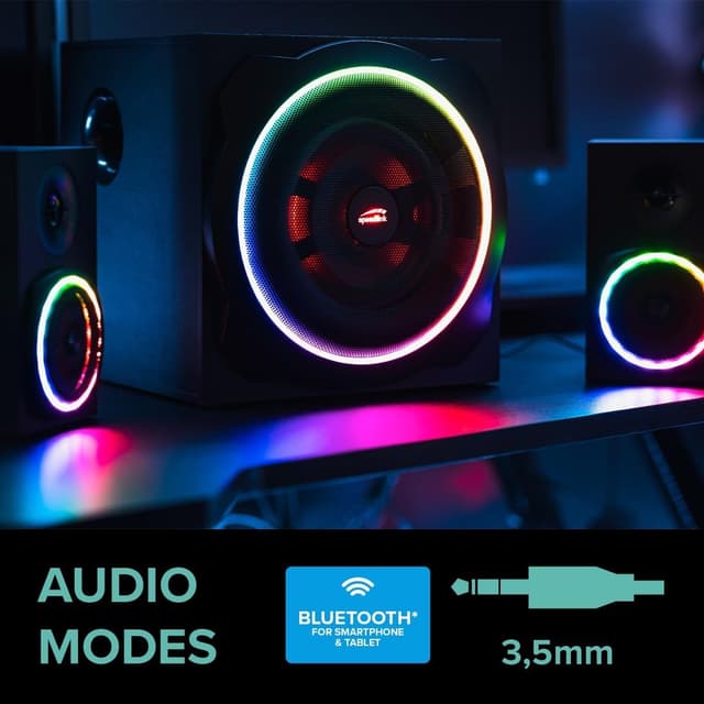 Detalle 2 de Speedlink GRAVITY CARBON RGB 2.1 2.1