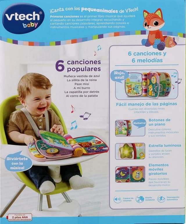 Thumbnail 6 de VTech Baby - Libro Interactivo de Canciones para Bebés +6 meses 🎶