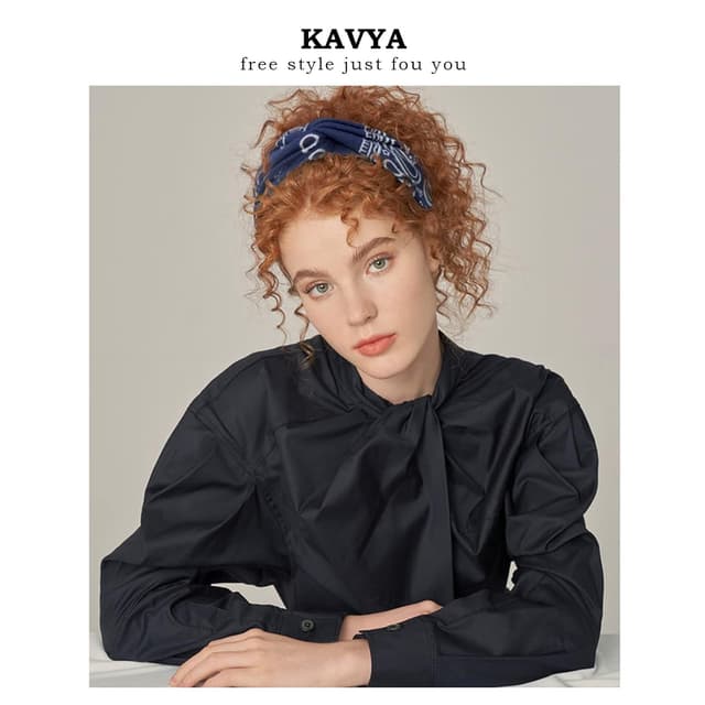 Thumbnail 6 de Kavya Haarbänder 6 Stück breit elastisch 🎀