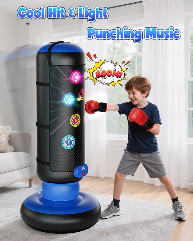 Thumbnail 1 de Kids interactive boxing bag 4 modes