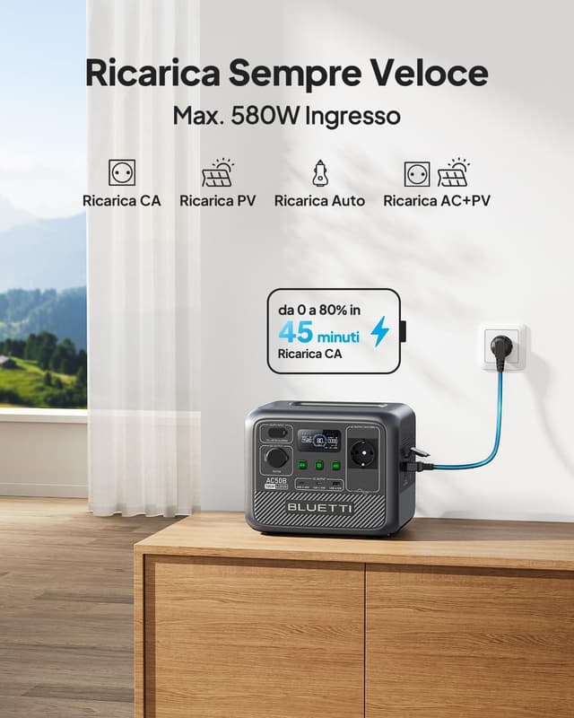 Thumbnail 3 de Bluetti AC50B Stazione elettrica portatile 448Wh ⚡