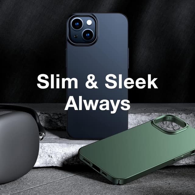 Thumbnail 6 de TORRAS Slim Fit Compatible for iPhone 13 mini Case (5.4-inch) — Alpine Green, paper-thin anti-scratch cover